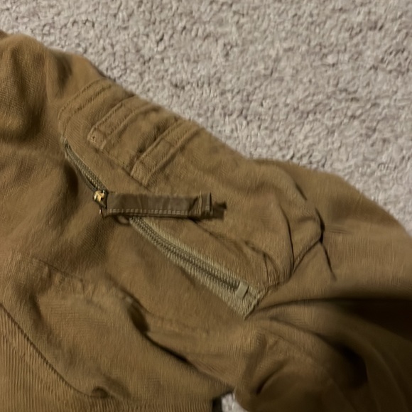 Polo Ralph Lauren Moto Motorcycle jacket hoodie vintage brown mens size XL - Picture 5 of 10